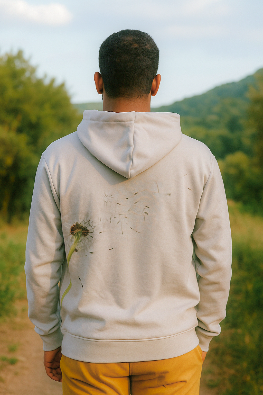 "All My Wishes Come True" Hoodie - DANDELION (Pre-Made)