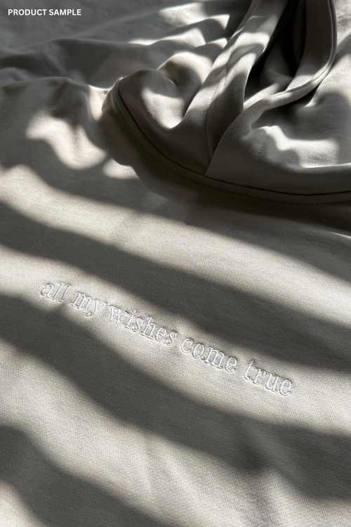 "All My Wishes Come True" Hoodie - DANDELION (Pre-Made)
